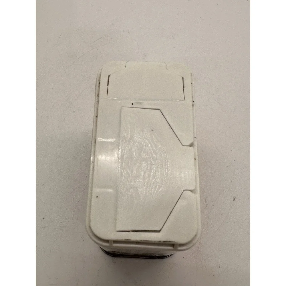 Vintage Schilling Ground Mace Spice Tin Metal Can White‎ Lid McCormick 1.12 Oz